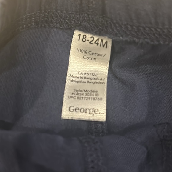 Soverign Code Dinosaur Style White Tank & Pocket & George Blue Shorts Size 18M - Picture 6 of 7